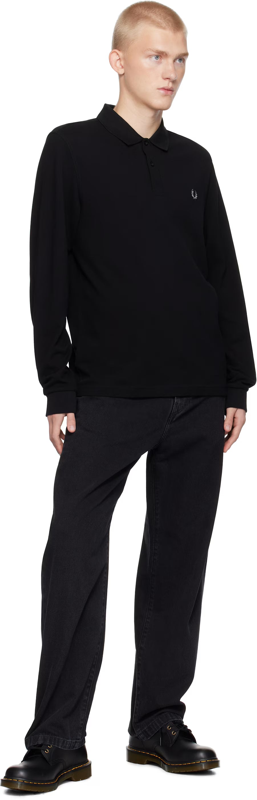 Black Tennis Polo