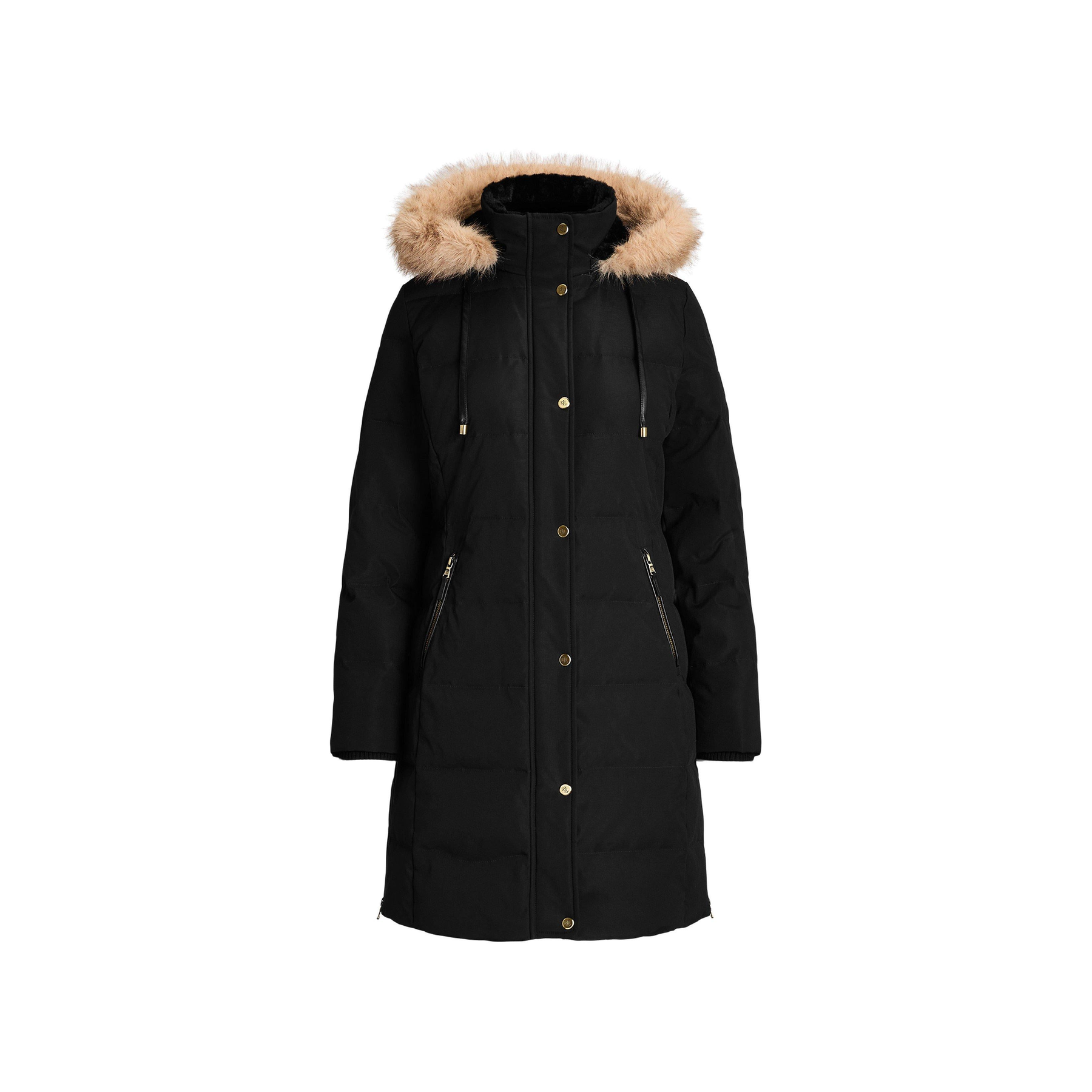 Fur Hood Medium Puffer Jacket