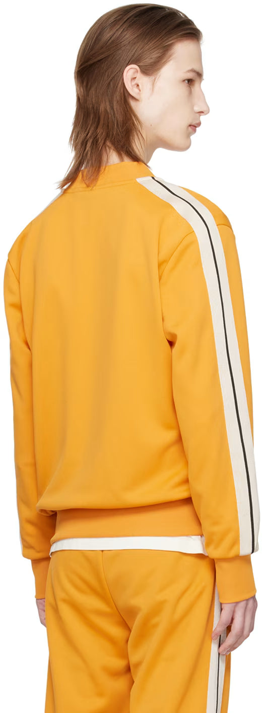 Orange Striped Track Jacket