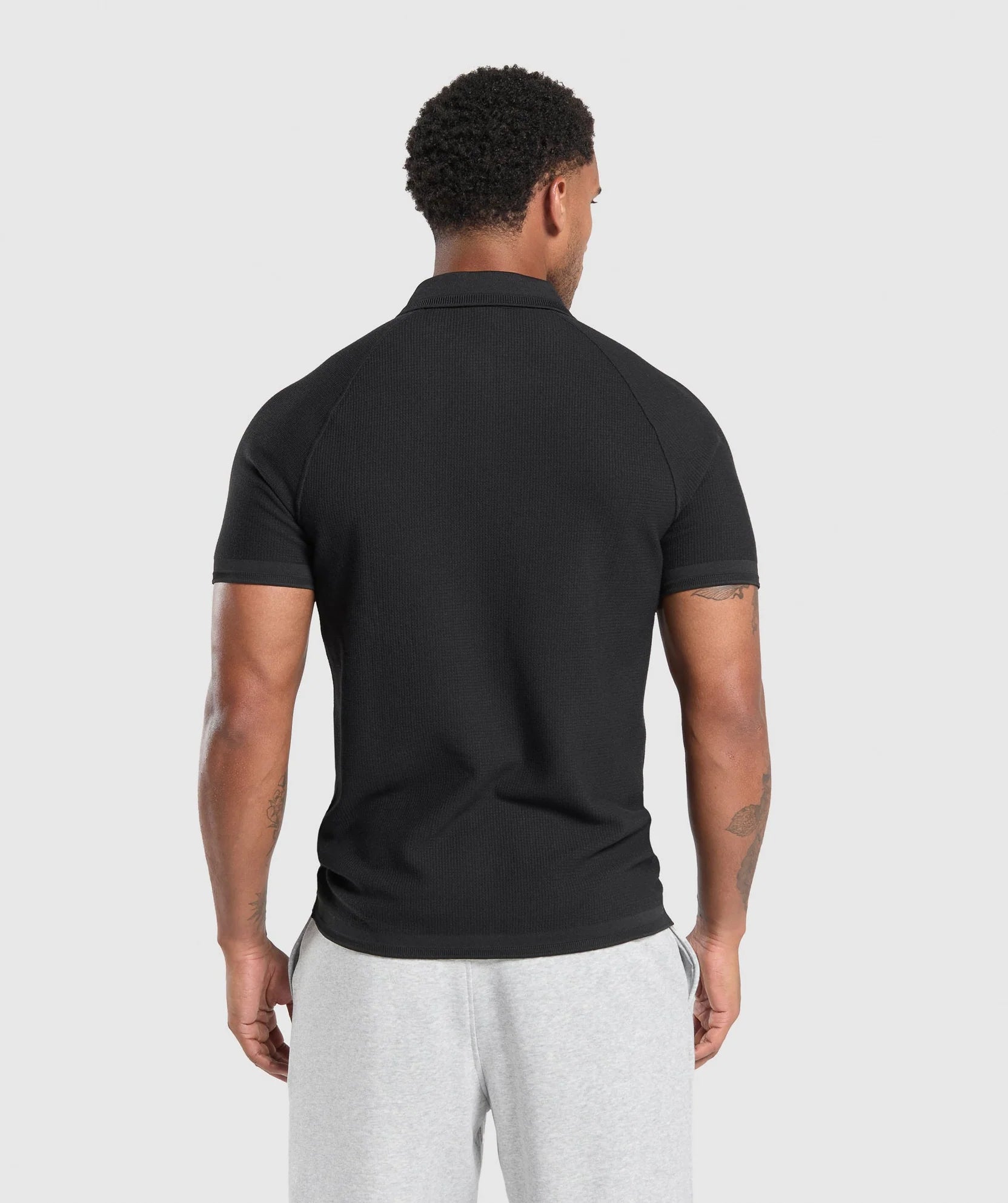 Waffle Polo Shirt