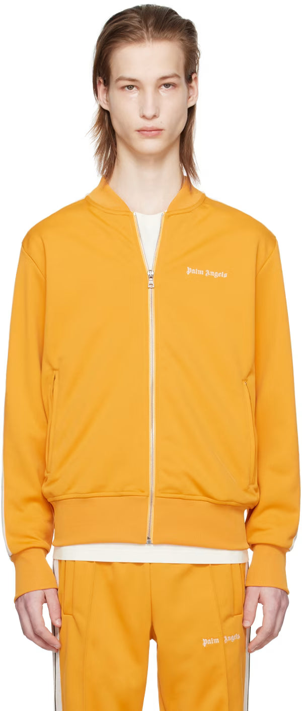Orange Striped Track Jacket
