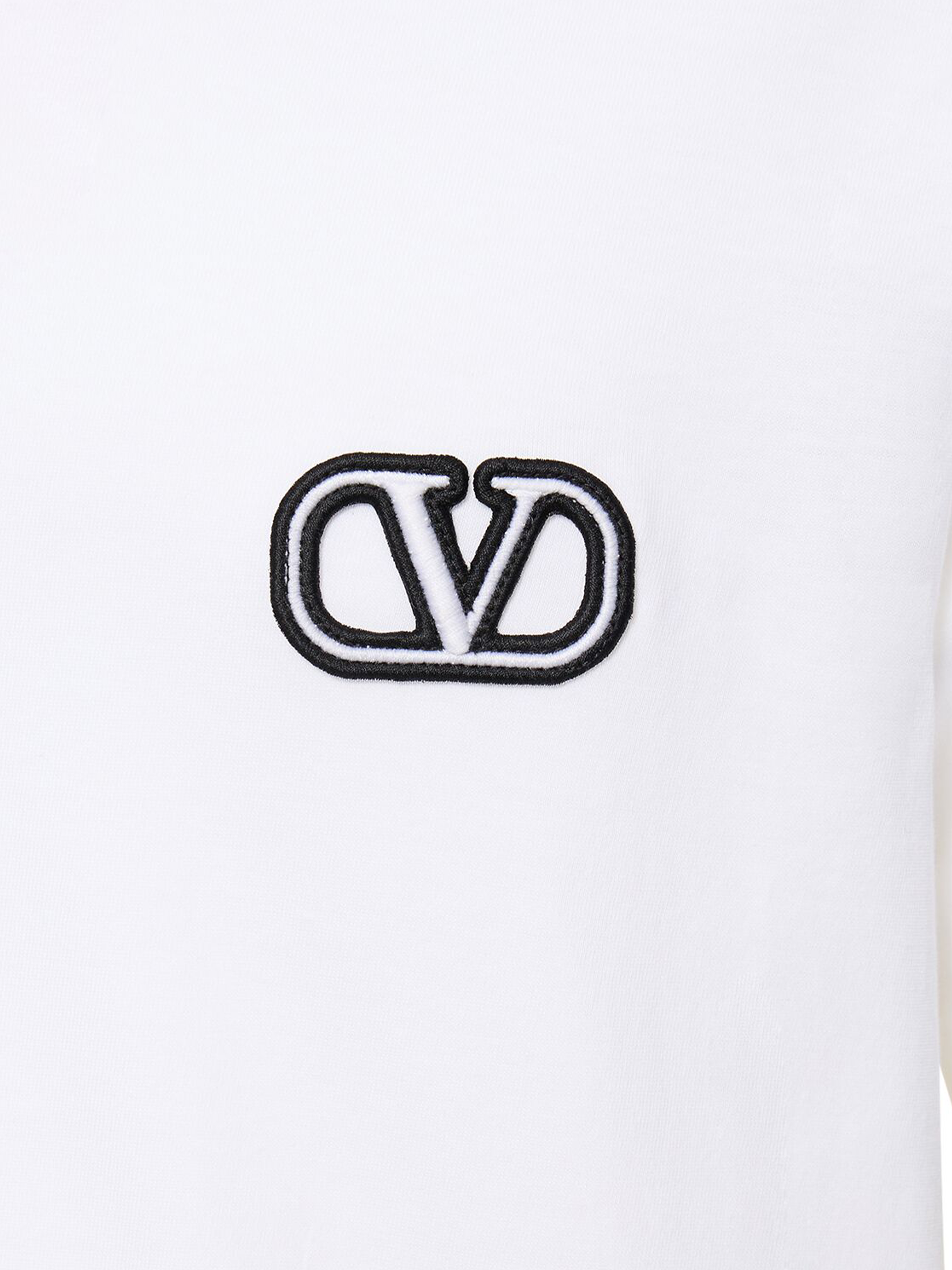 Valentino VLogo Signature Patch T-Shirt in White