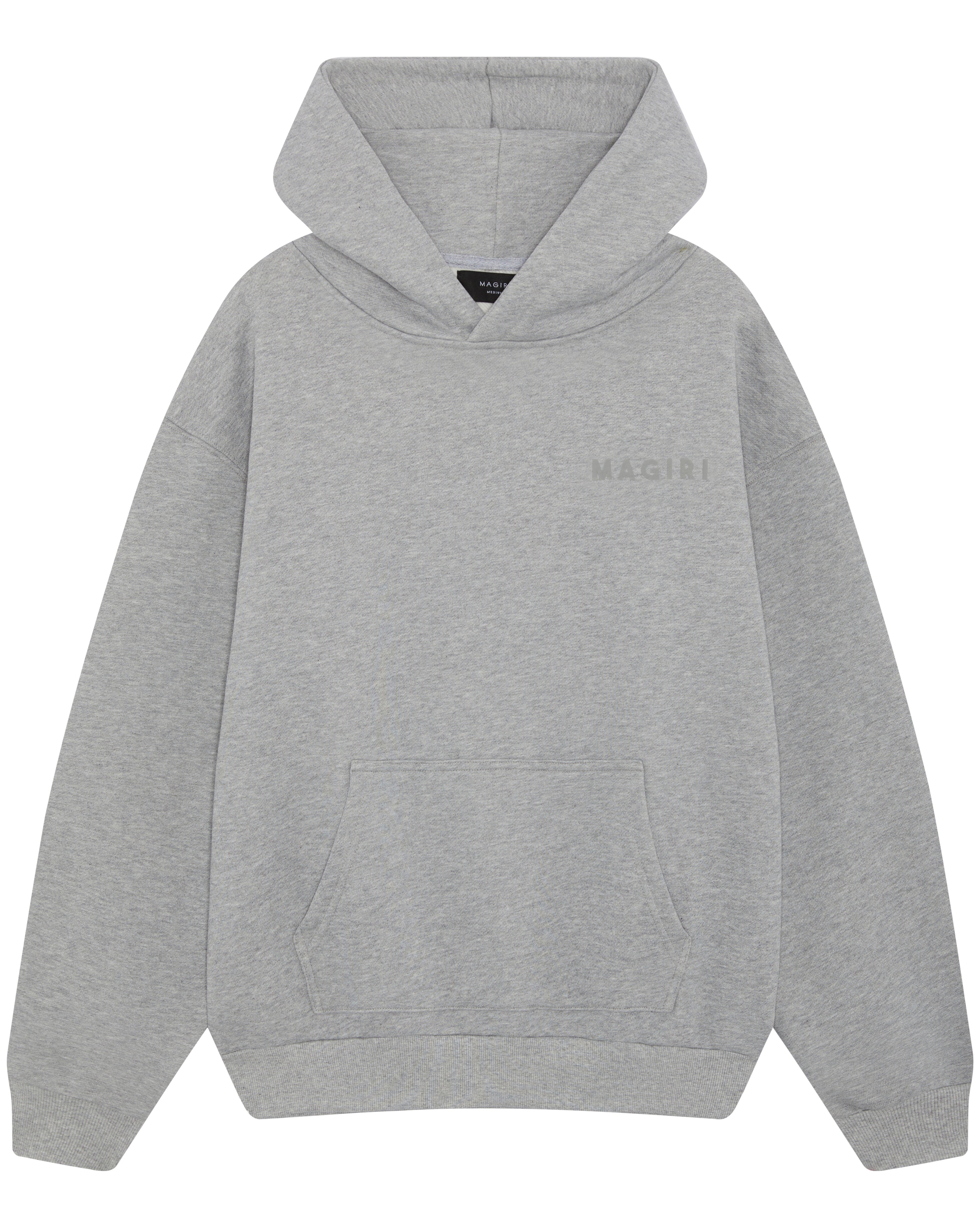 Magiri Core Puff Printed Hoodie in Grey