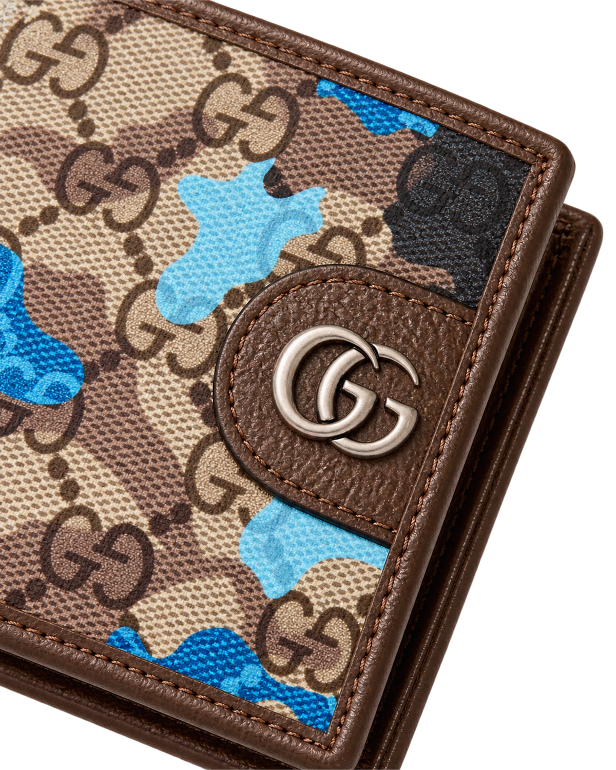 GG bi-fold wallet gg canvas