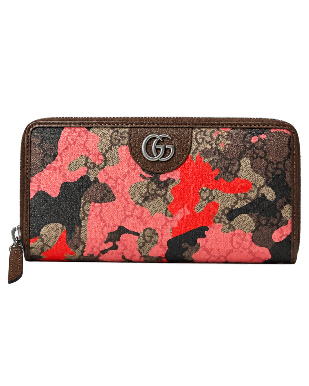 Gg Zip-around Wallet In Multi