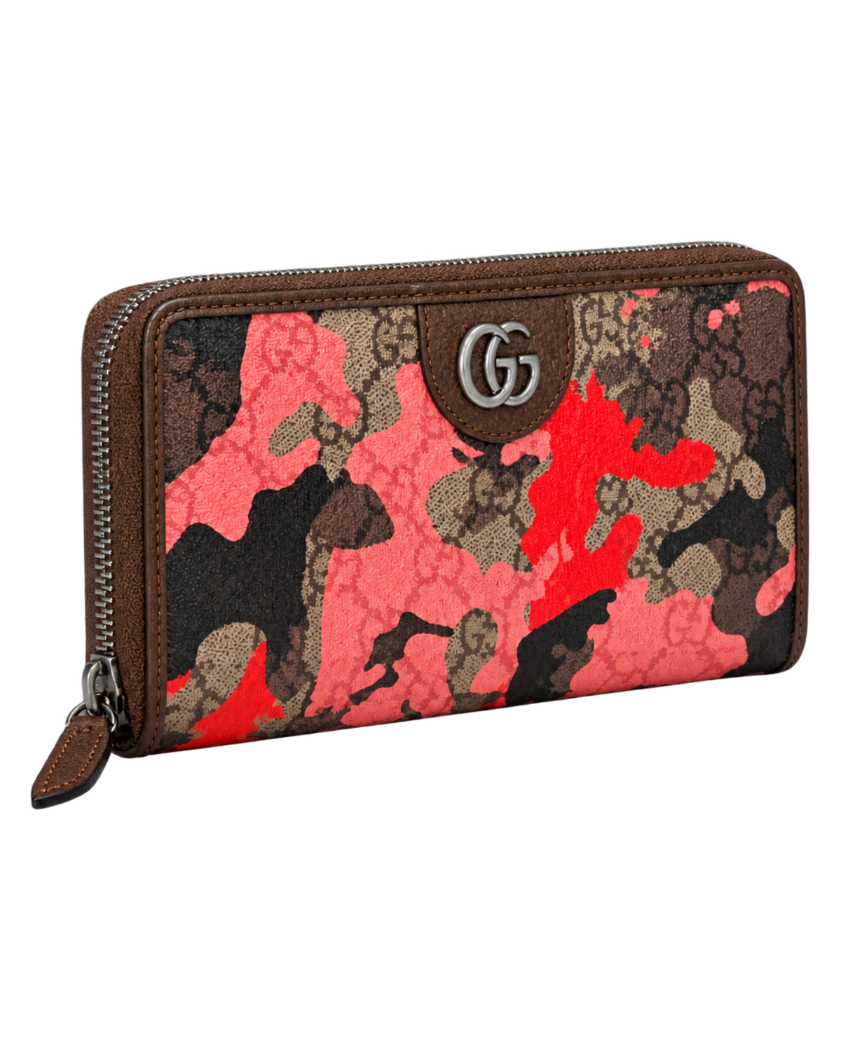 Gg Zip-around Wallet In Multi