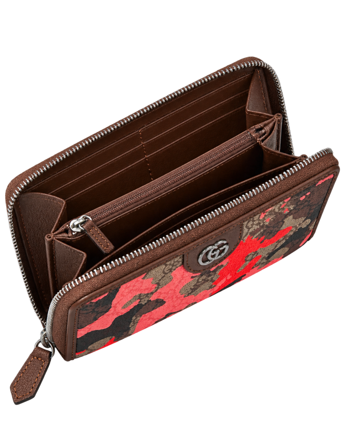 Gg Zip-around Wallet In Multi