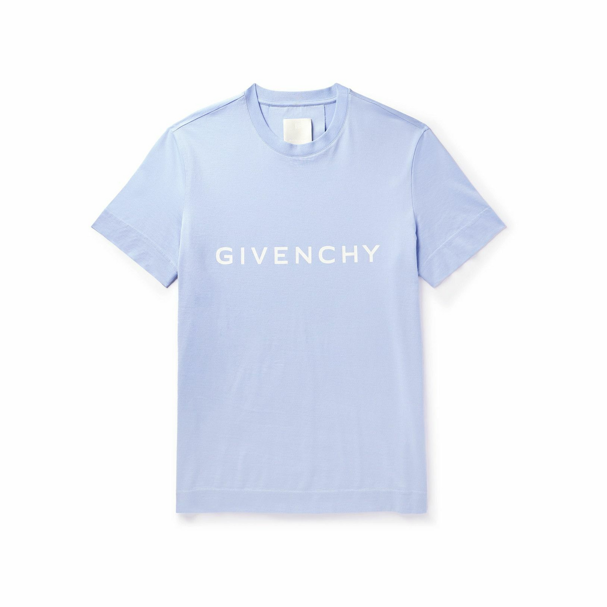 Givenchy - Logo-Print Cotton-Jersey T-Shirt - Blue