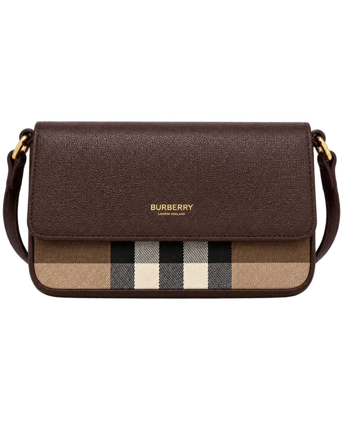 Grained Calfskin House Check Tartan Mix New Hampshire Earth