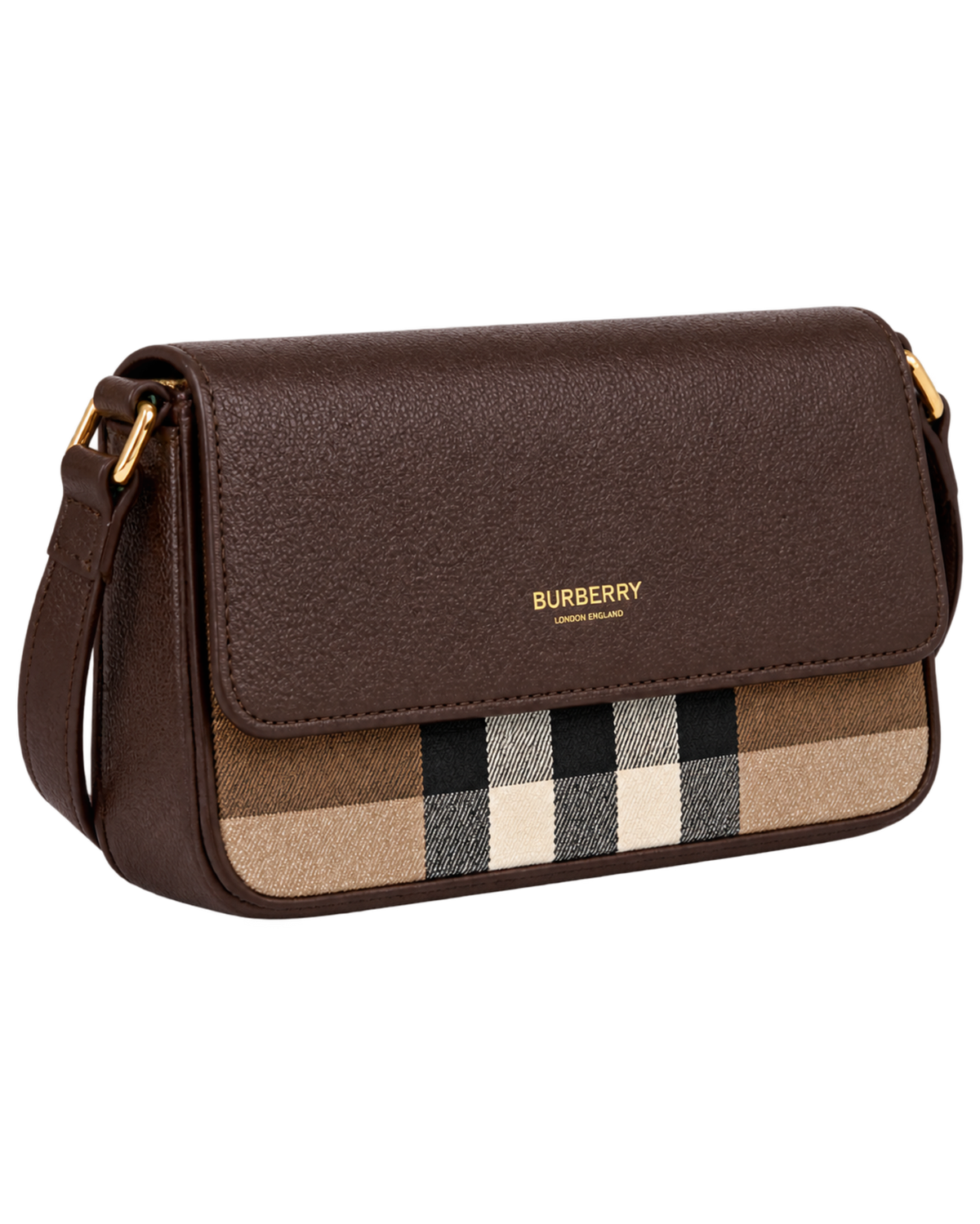 Grained Calfskin House Check Tartan Mix New Hampshire Earth
