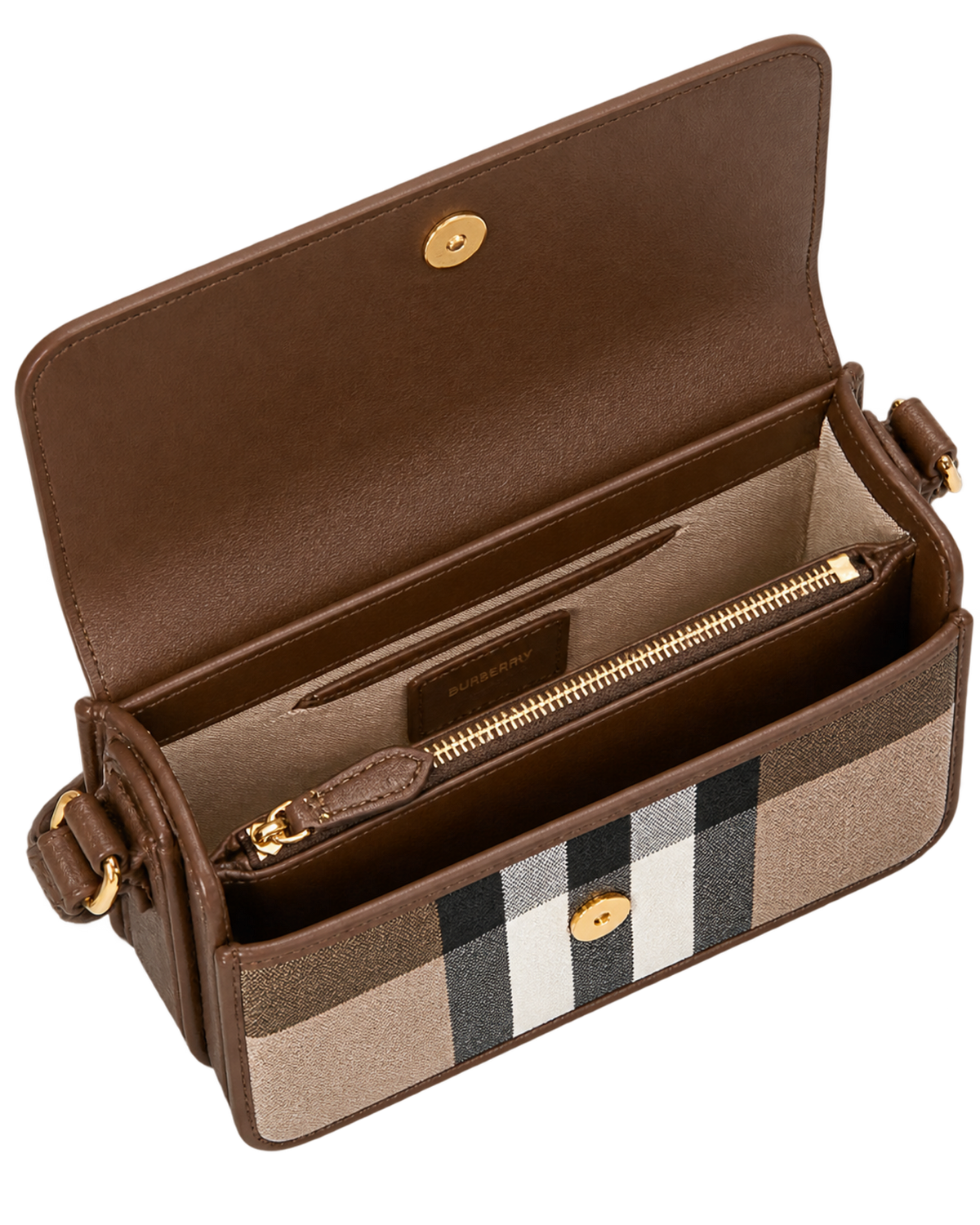 Grained Calfskin House Check Tartan Mix New Hampshire Earth