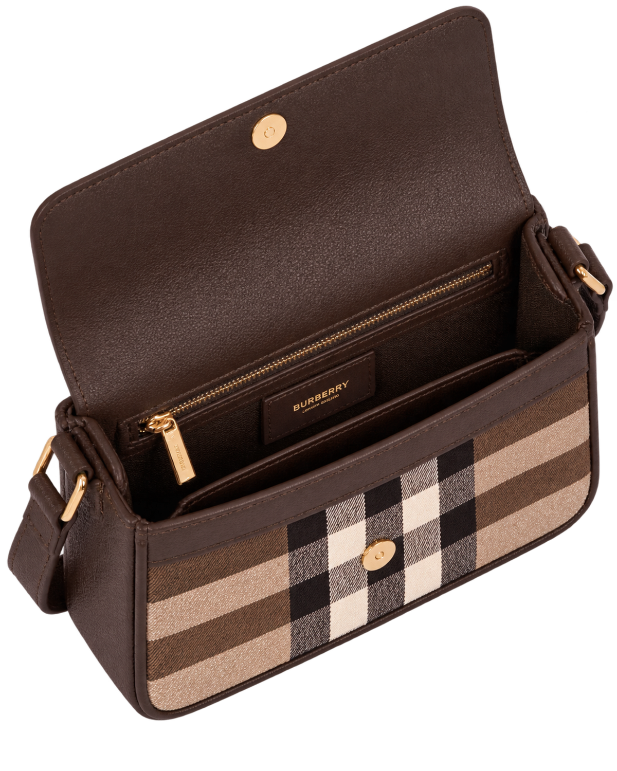 Grained Calfskin House Check Tartan Mix New Hampshire Earth