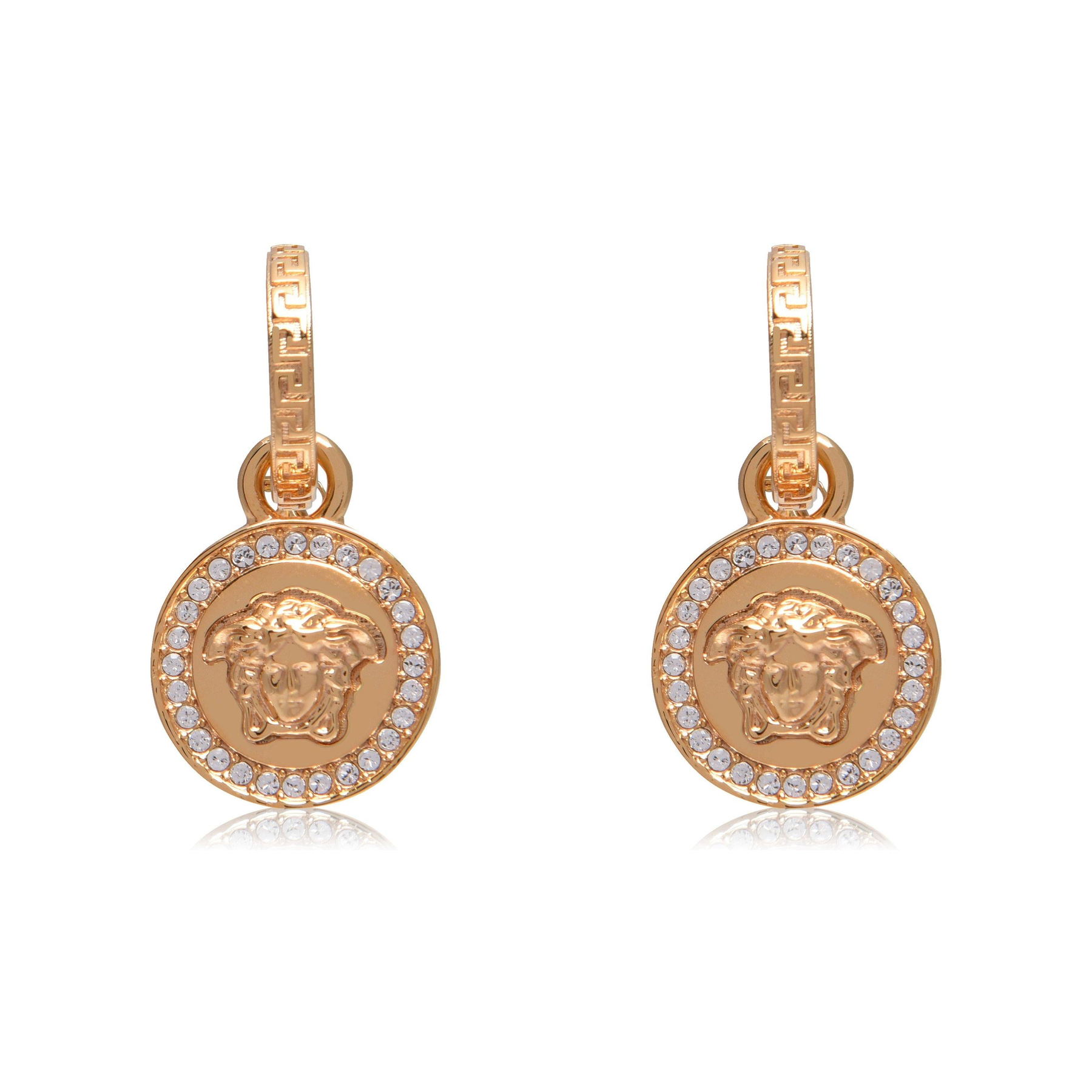 Greca And Medusa Drop Earings