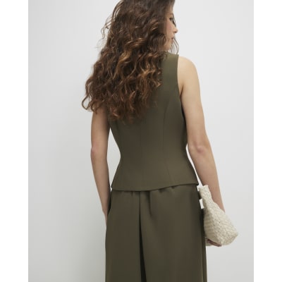 Green Fitted Waistcoat