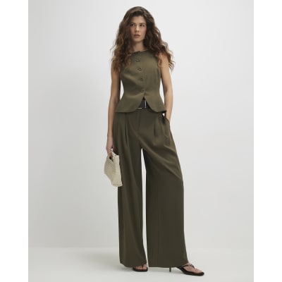 Green Fitted Waistcoat