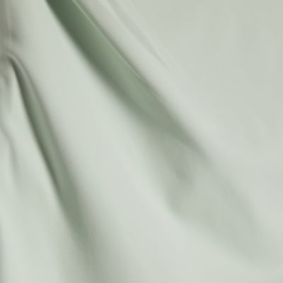 Green Sleeveless Slash Neck Top