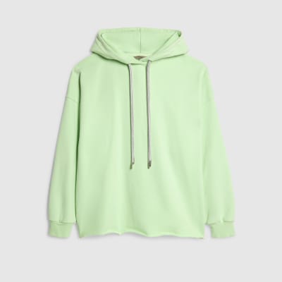 Green Year Zero Embellished Cord Hoodie
