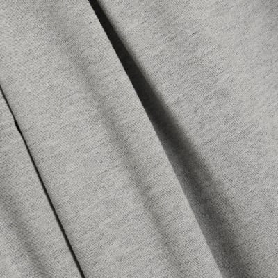 Grey Drawstring Wide Leg Trousers