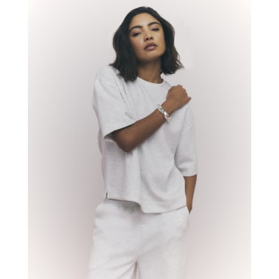 Grey Premium Boxy T-shirt