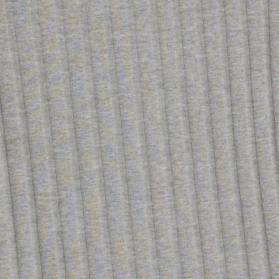 Grey Sleeveless Wide Ribbed Tank Top