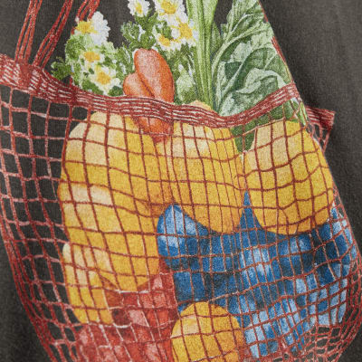 Grey Washed Fruit Basket T-Shirt
