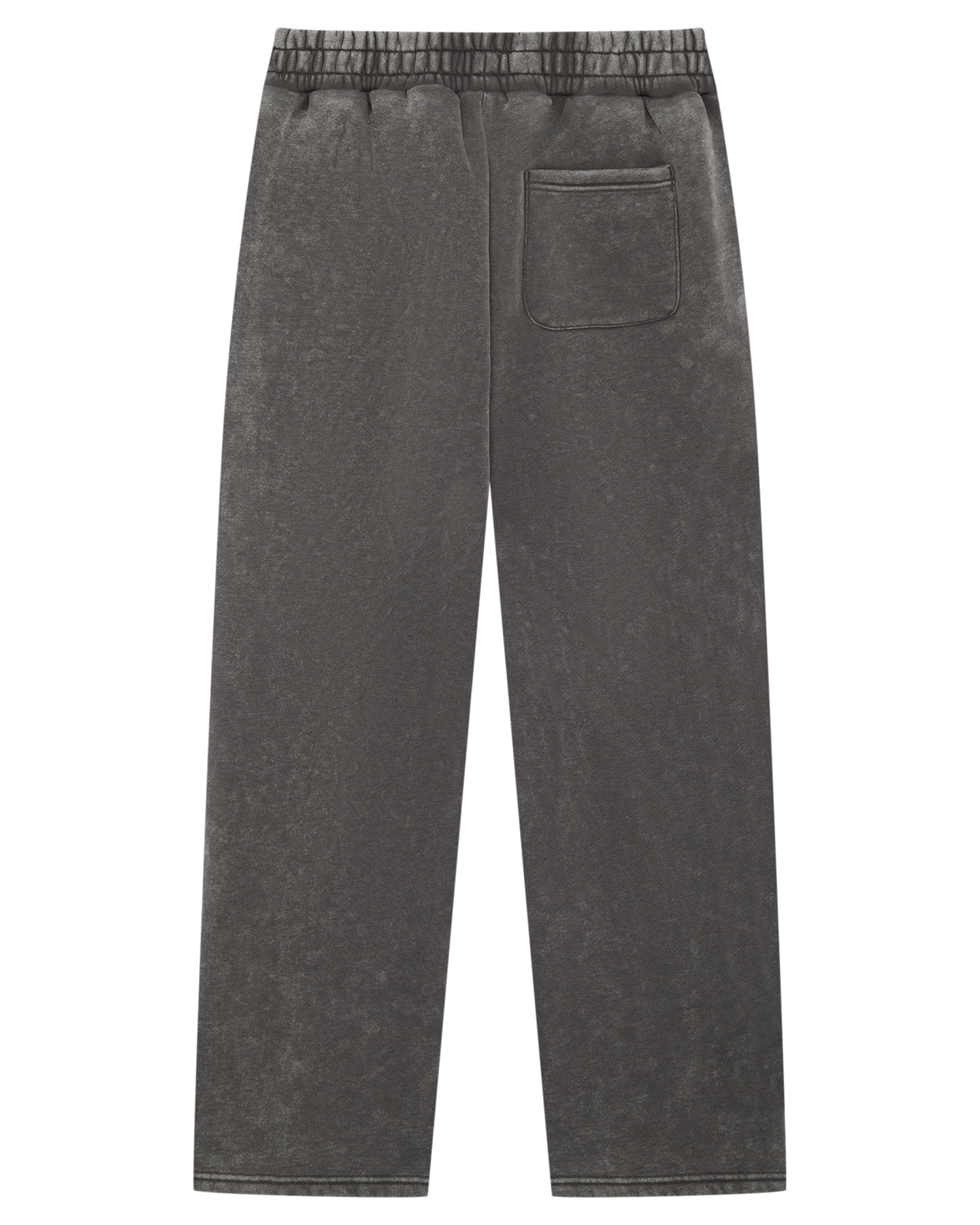 Magiri Embroidered Acid Wash Joggers in Washed Grey