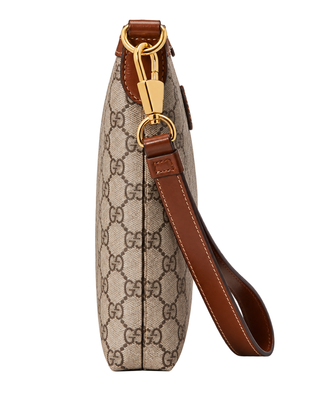 Gucci Beige Gg Canvas Wristlet