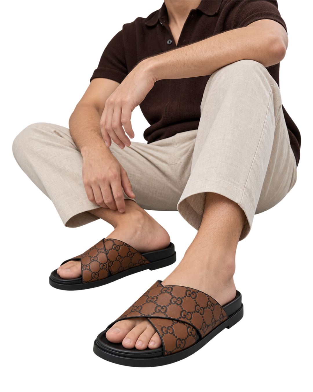 Gucci Crisscross Sandal