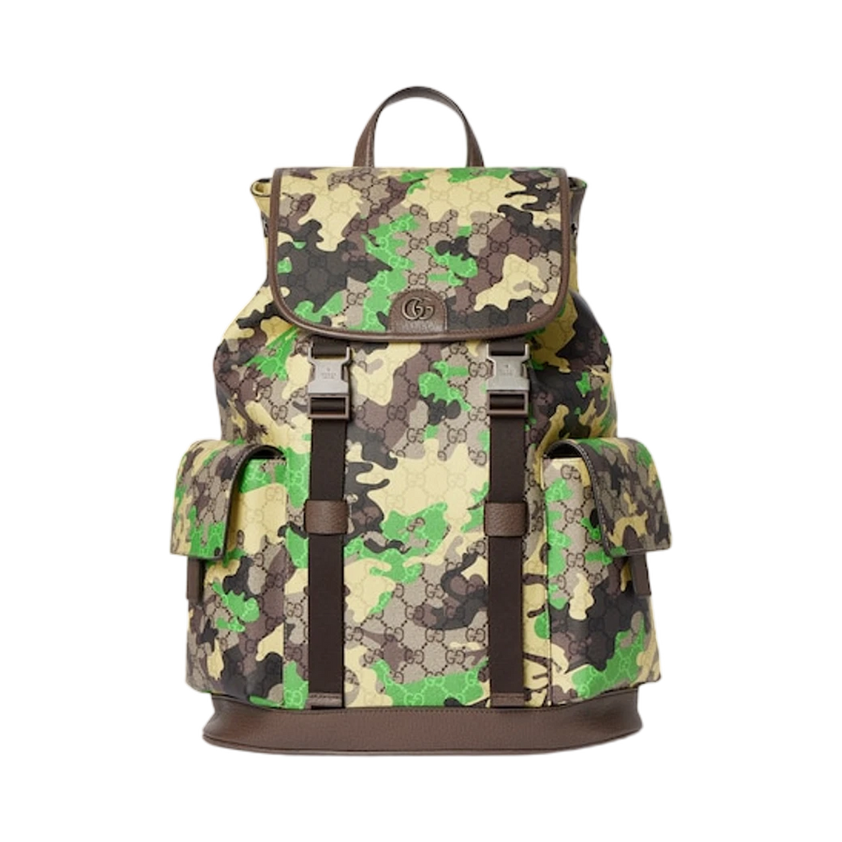 Gucci GG Large Backpack Green Yellow