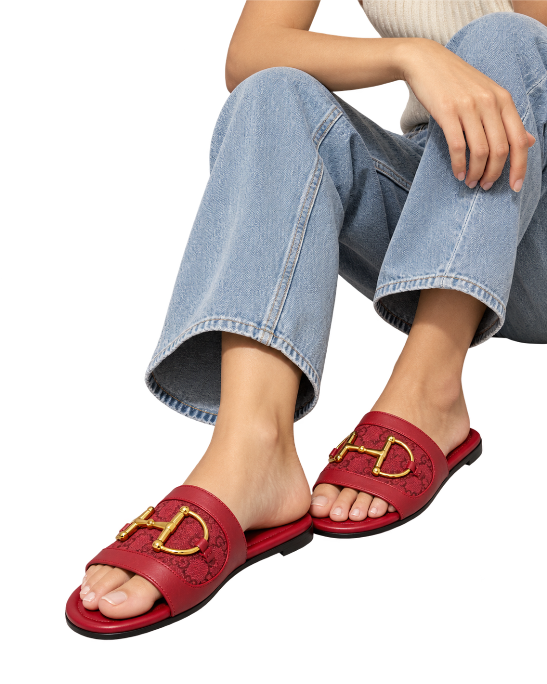 Gucci Horsebit slide sandals