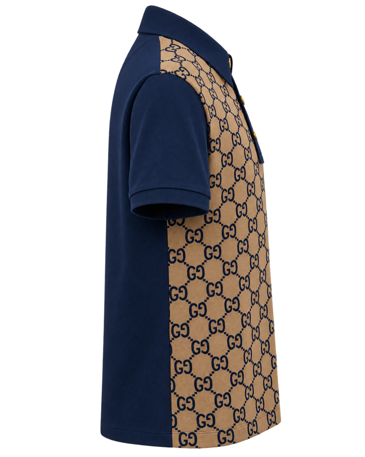 GUCCI - Maxi Gg Silk & Cotton Polo Shirt