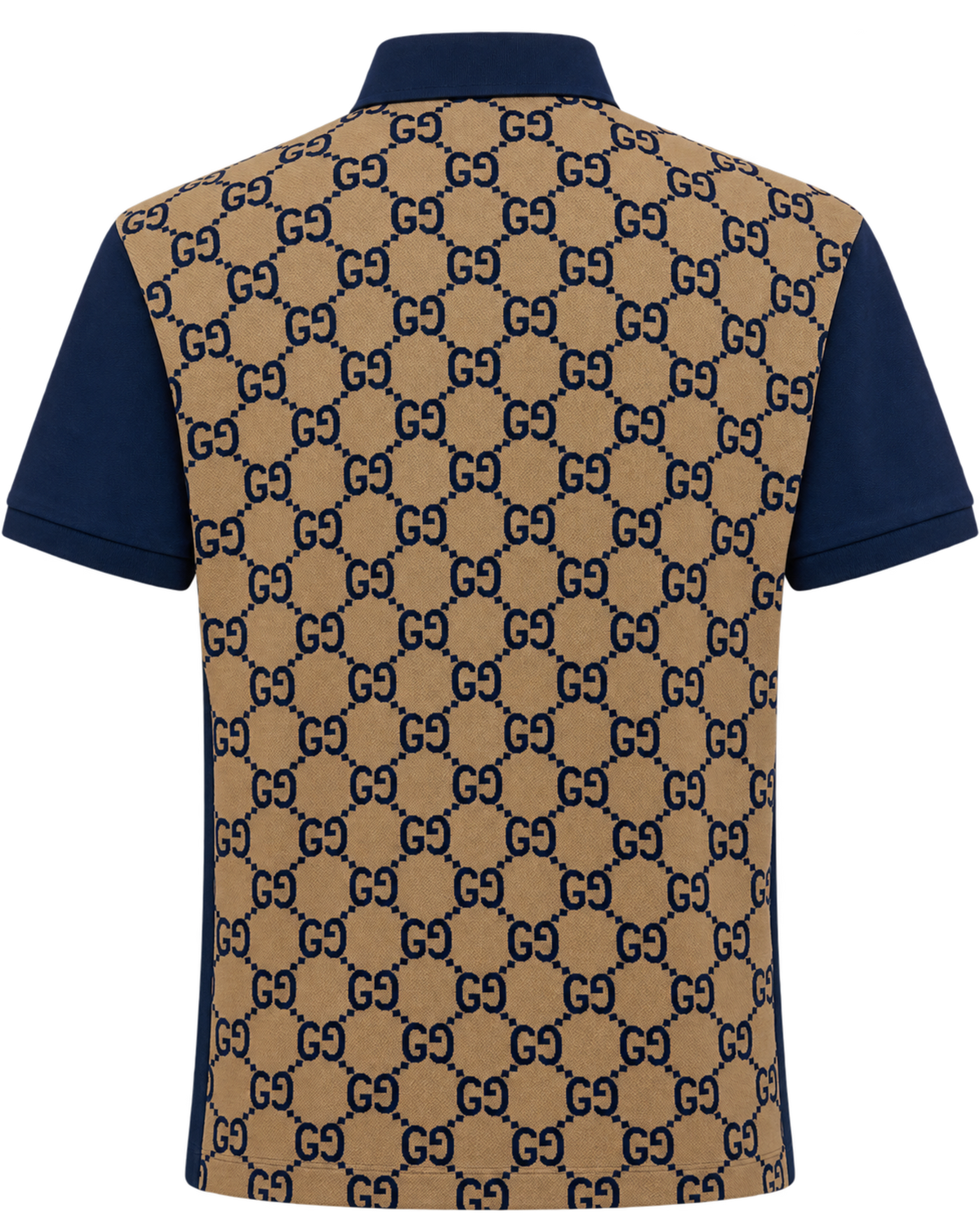GUCCI - Maxi Gg Silk & Cotton Polo Shirt
