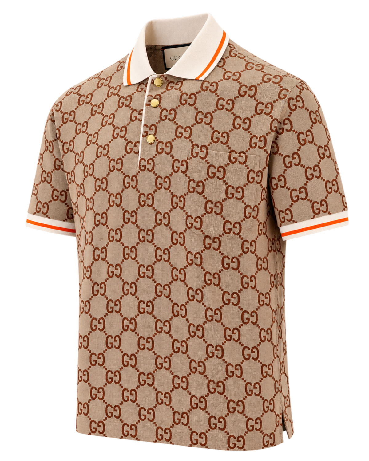 Gucci Polo Shirt Beige Mens
