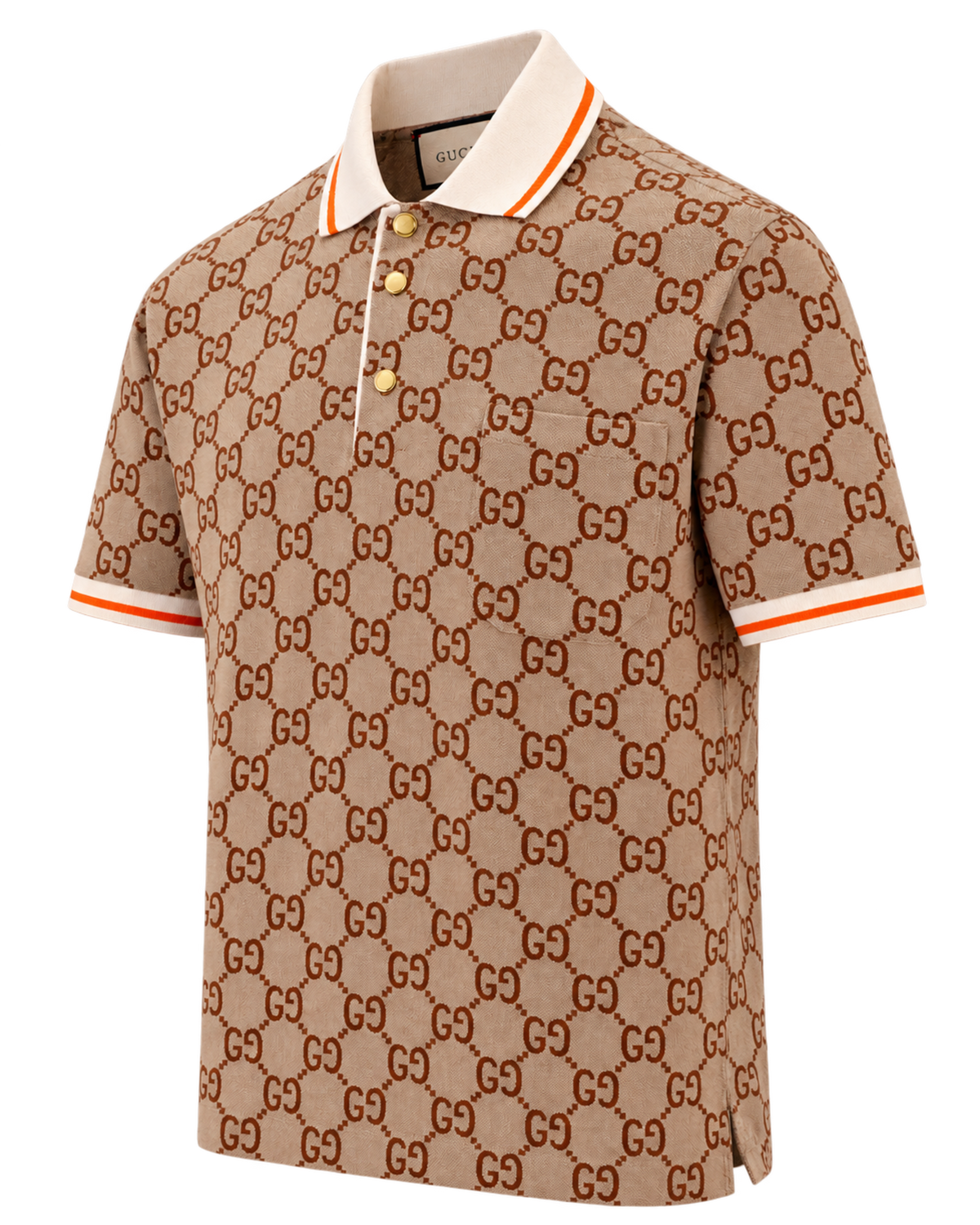 Gucci Polo Shirt Beige Mens