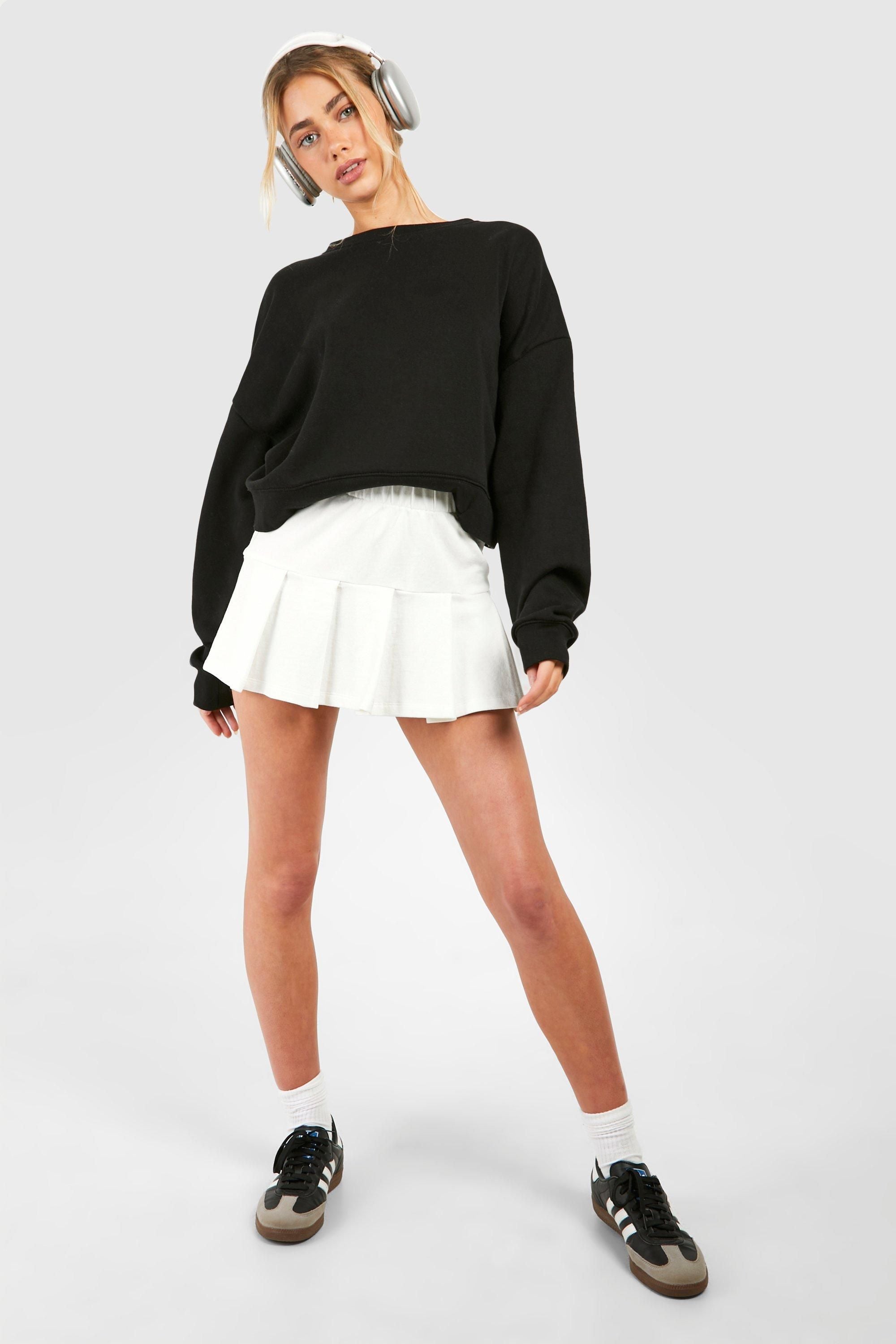 Loopback Pleated Tennis Skirt