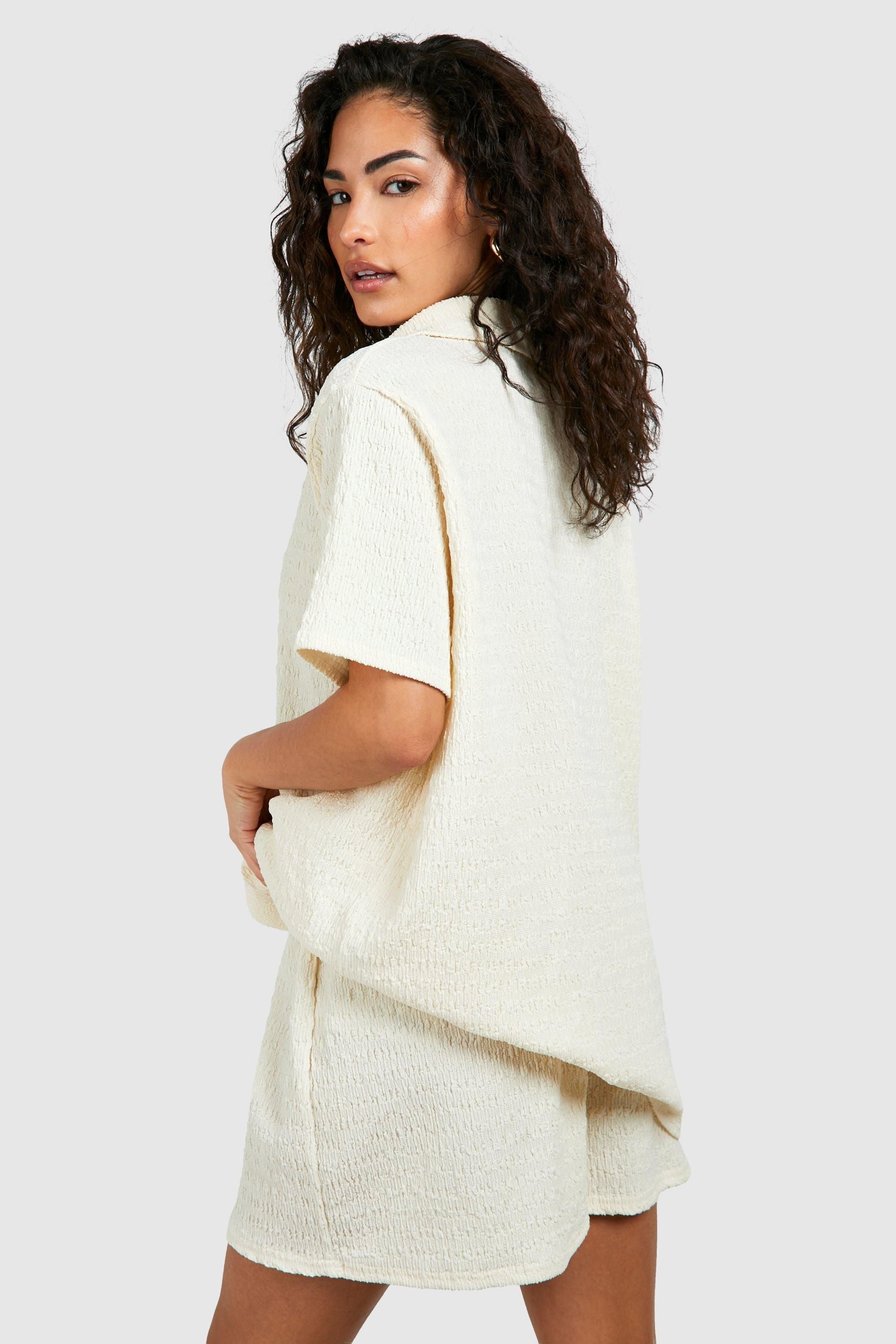 Petite Textured Shorts