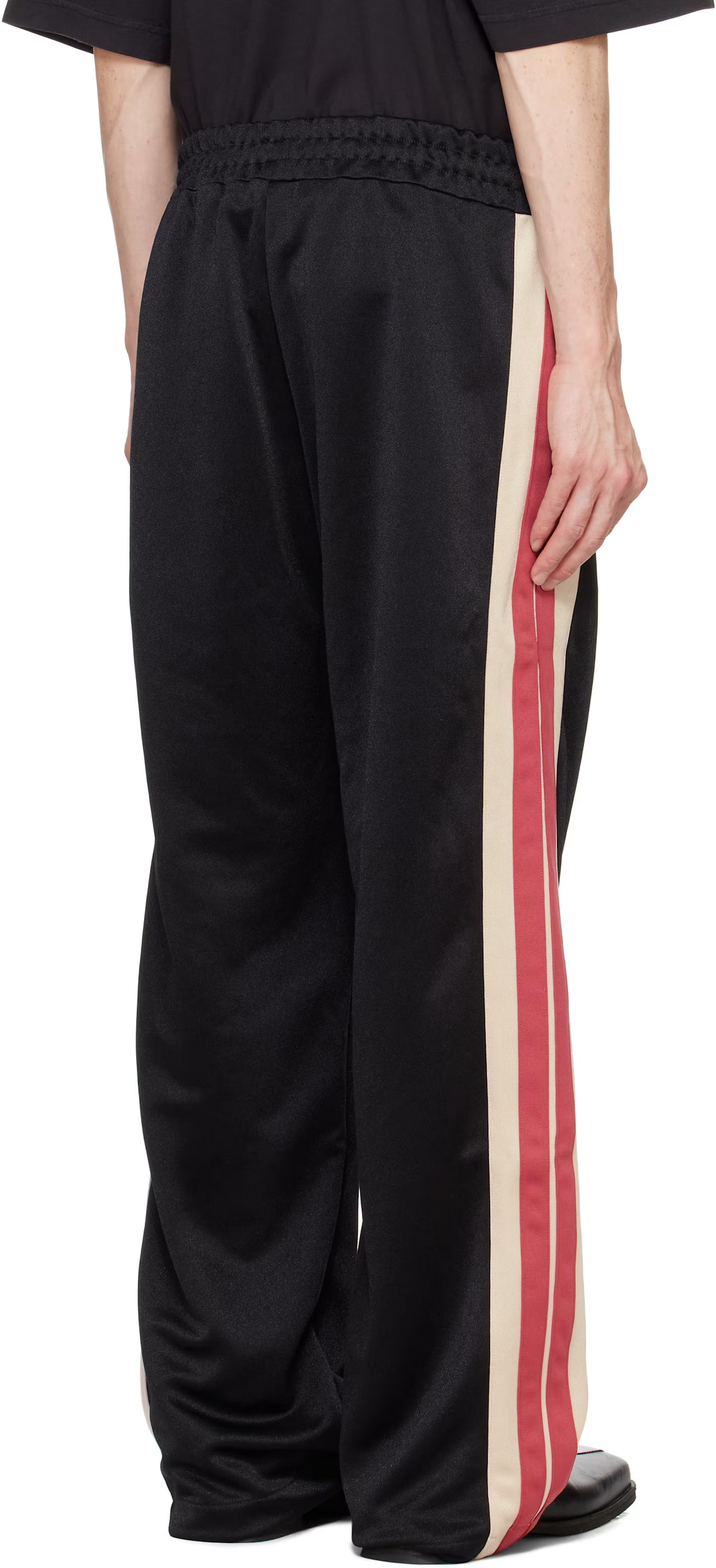 Black Monogram Track Pants