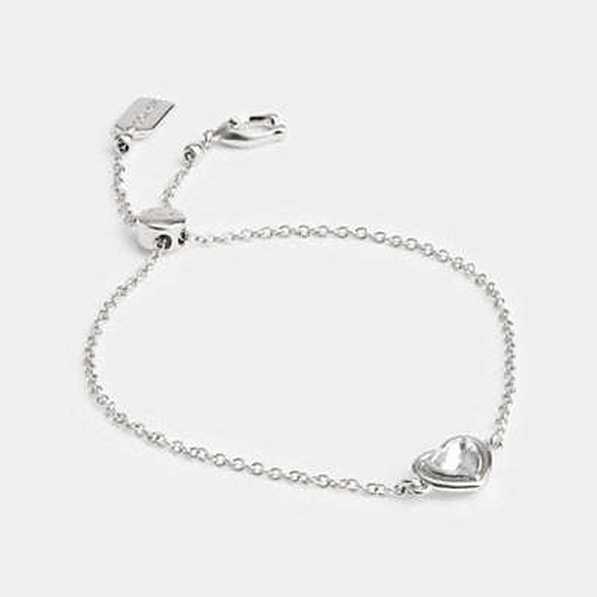 Halo Heart Slider Bracelet