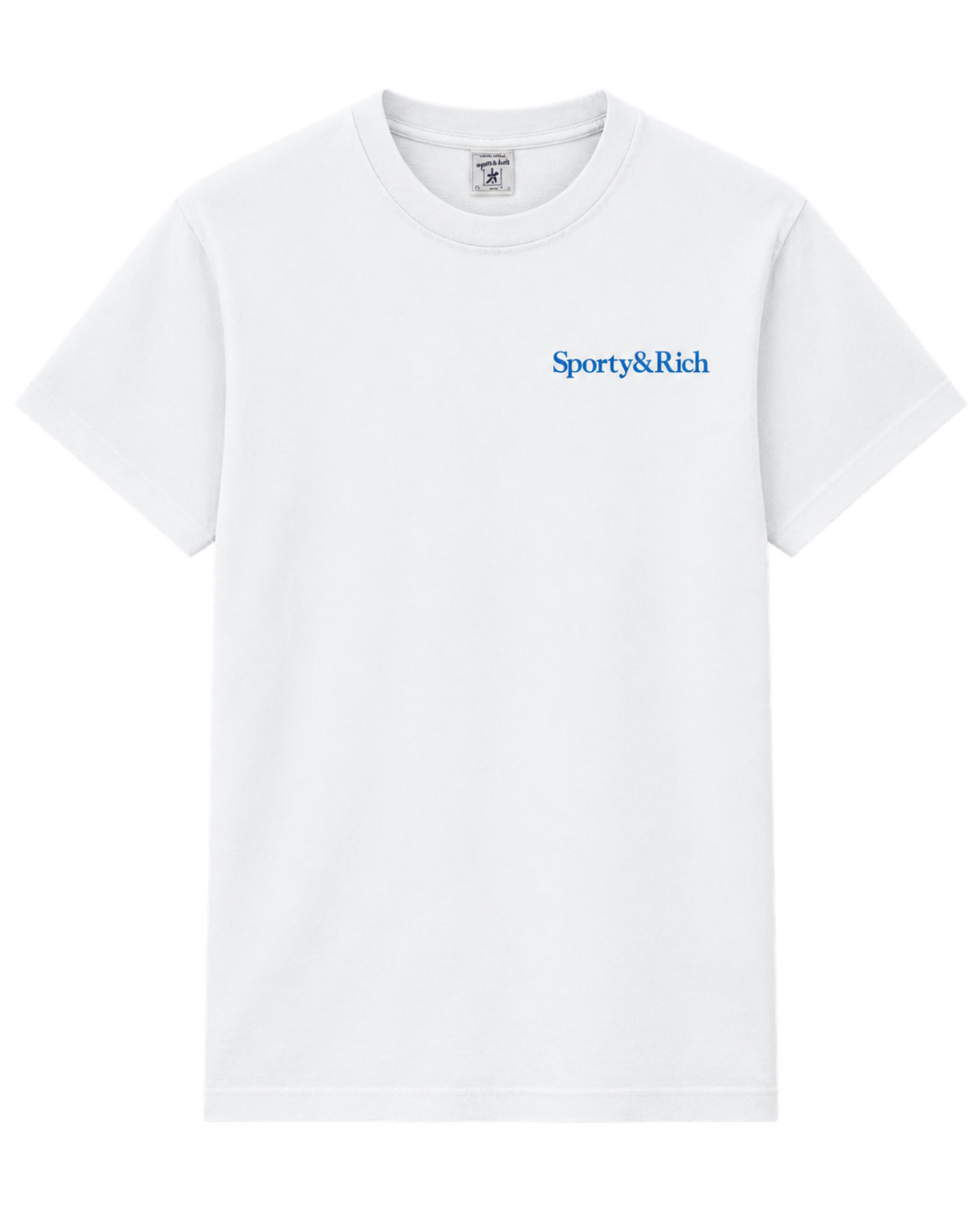 Health is Wealth T-Shirt - White/Azure