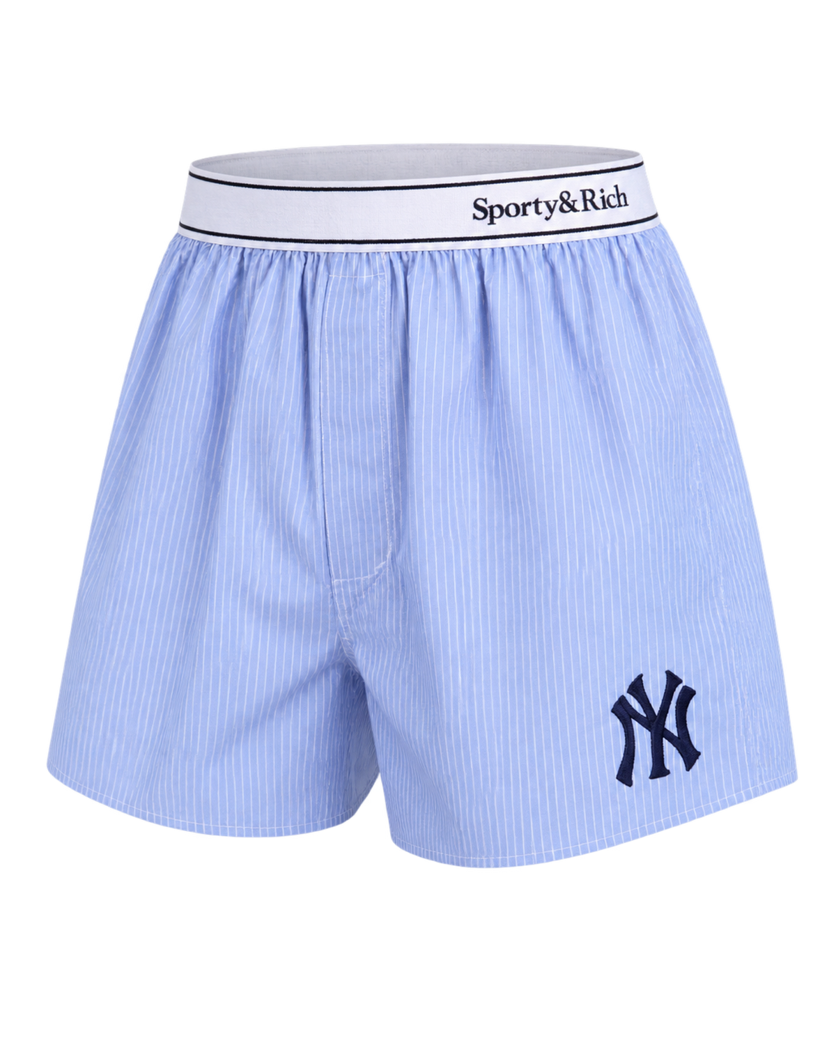 Heritage Yankees Serif Boxer - Blue Stripe/Navy