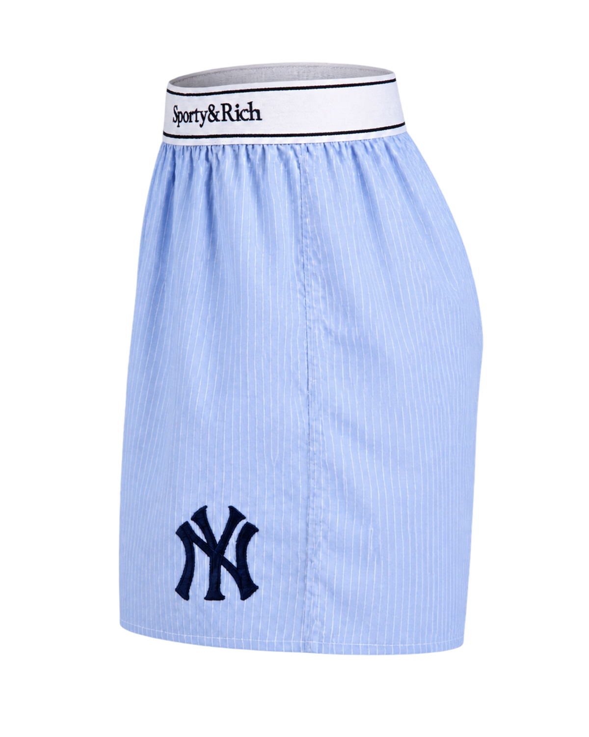Heritage Yankees Serif Boxer - Blue Stripe/Navy