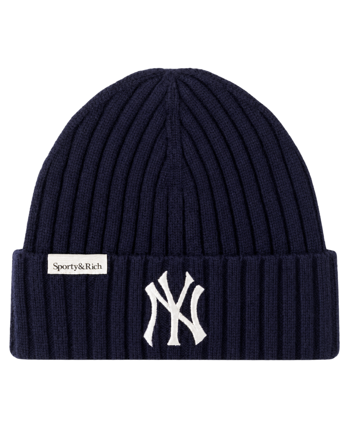 Heritage Yankees Serif Cashmere Beanie - Navy/White