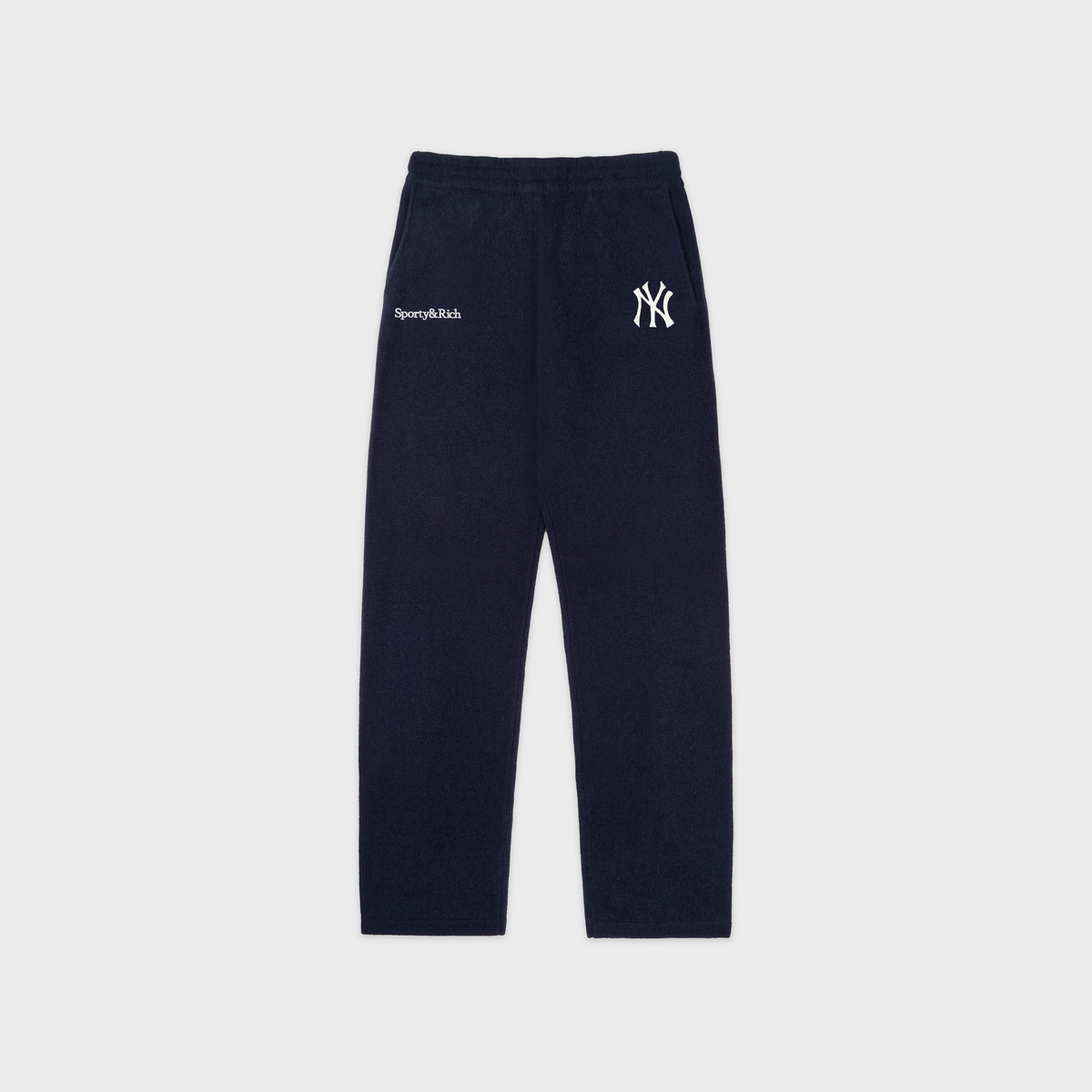 Heritage Yankees Serif Cashmere Trousers - Navy/White