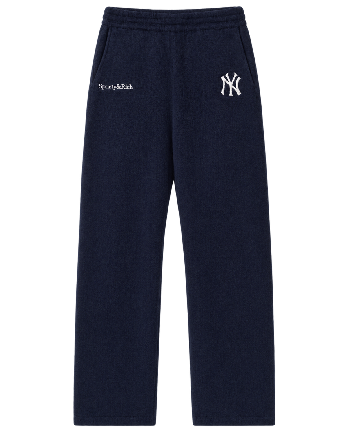 Heritage Yankees Serif Cashmere Trousers - Navy/White