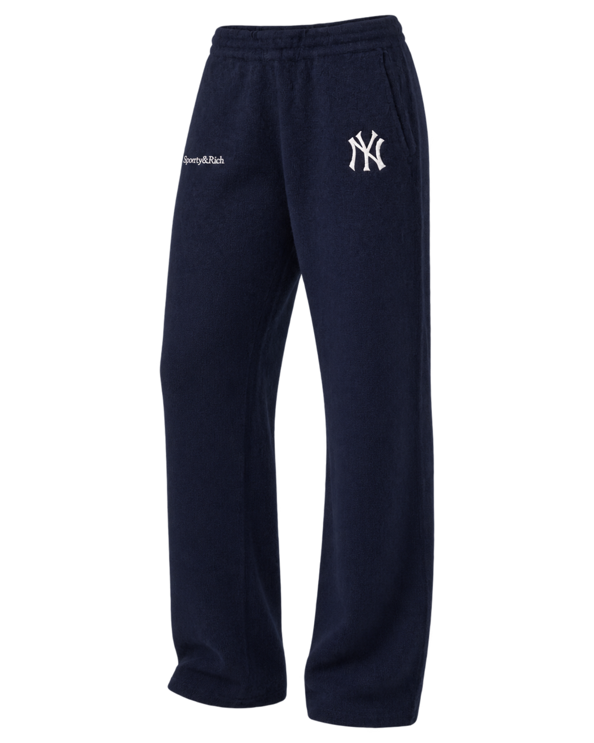 Heritage Yankees Serif Cashmere Trousers - Navy/White