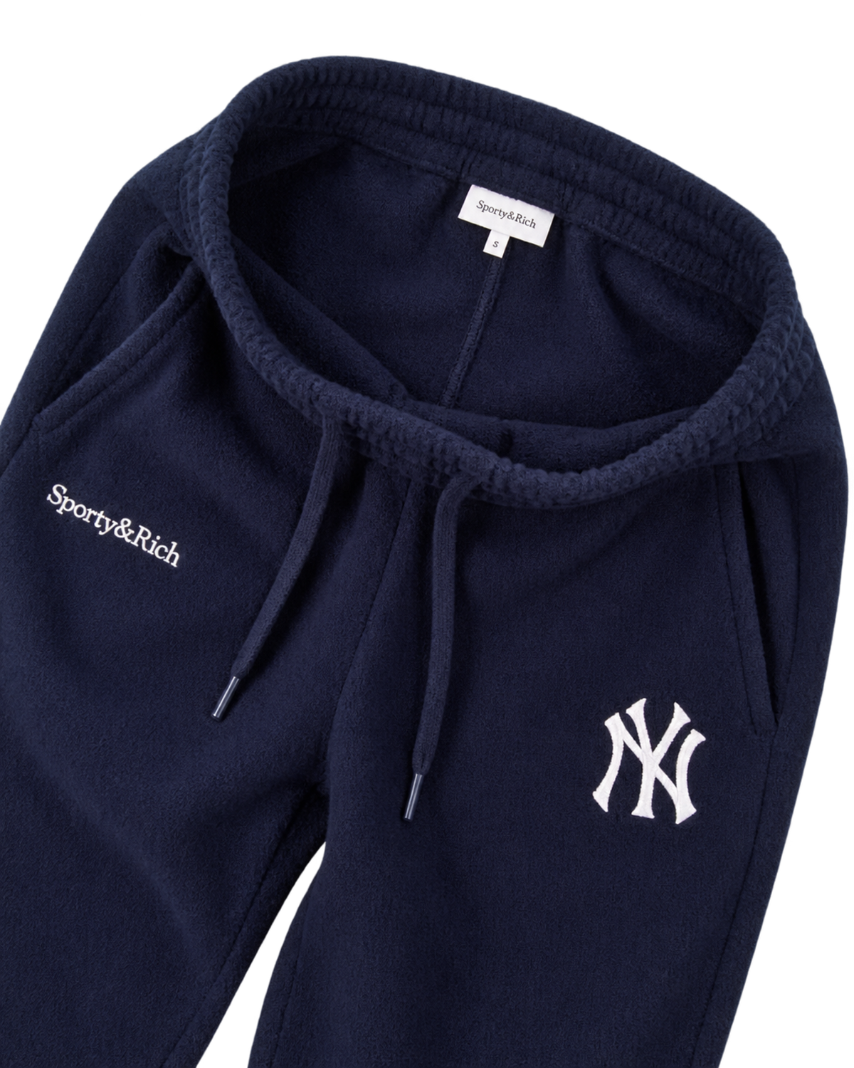 Heritage Yankees Serif Cashmere Trousers - Navy/White