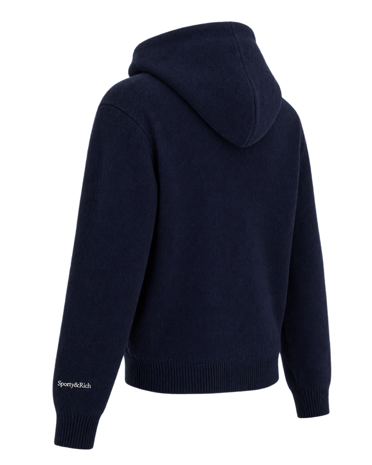 Heritage Yankees Serif Cashmere Zip Hoodie - Navy/White