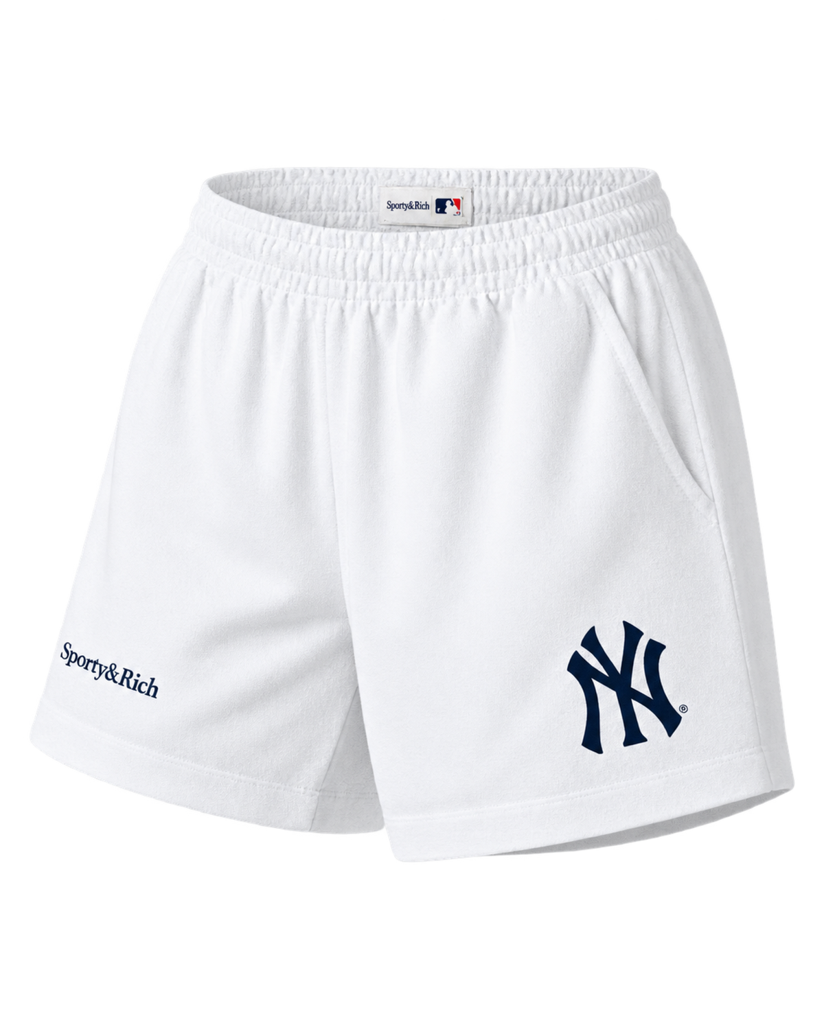 Heritage Yankees Serif Disco Short - White/Navy