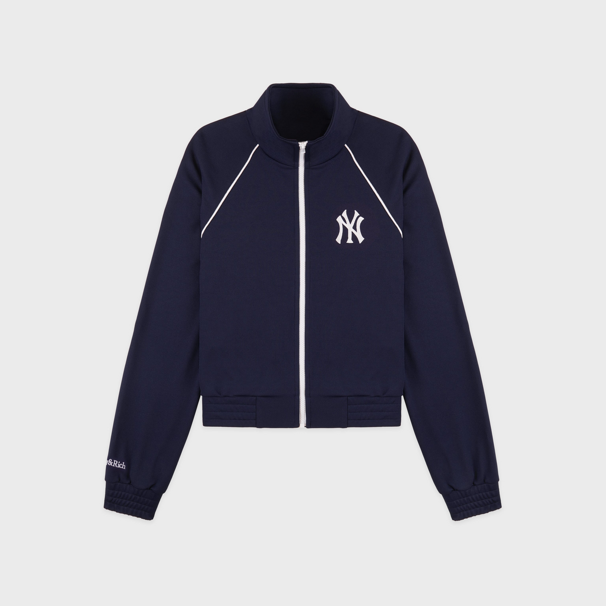 Heritage Yankees Serif Retro Track Jacket - Navy/White
