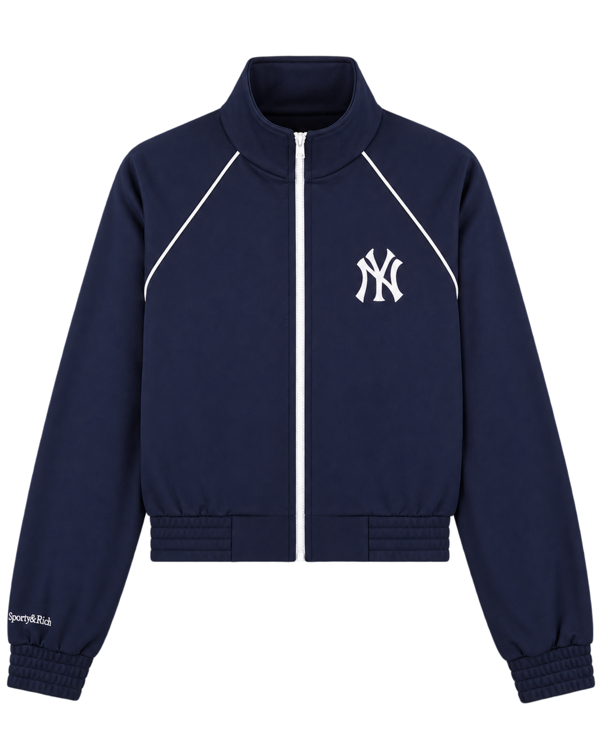 Heritage Yankees Serif Retro Track Jacket - Navy/White